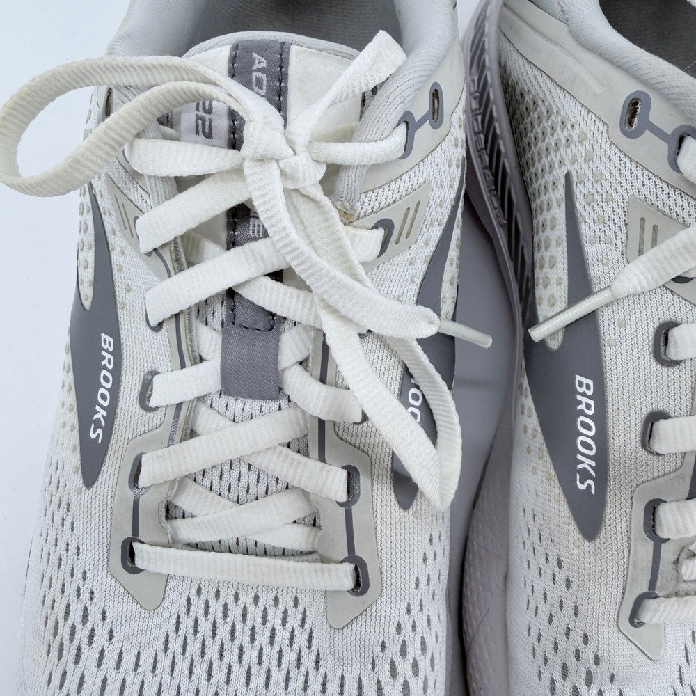 Brooks Adrenaline GTS 22 Womens Running Shoes Grey White 1203531B134 10.5 Medium - Picture 2 of 7
